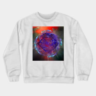 Portal to burning universe Crewneck Sweatshirt